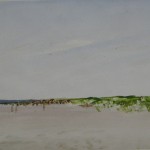 'The Beach'  10"  x  14"  Watercolor